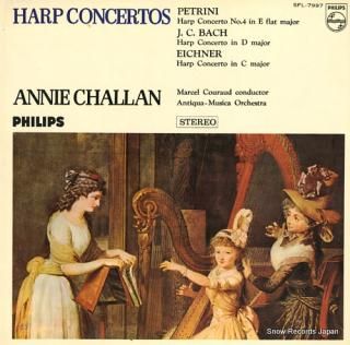 CHALLAN, ANNIE petrini/bach/eichner; harp concertos SFL-7997
