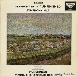 MUNCHINGER, KARL schubert; sumphony no.8 