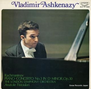 ASHKENAZY, VLADIMIR rachmaninov; piano concerto no.3 in d minor, op.30 SLC1868