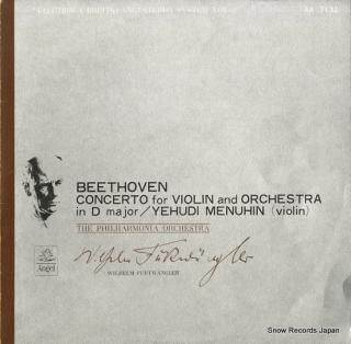 FURTWANGLER, WILHELM beethoven; concerto for violin and orchestra in d major AA-7132