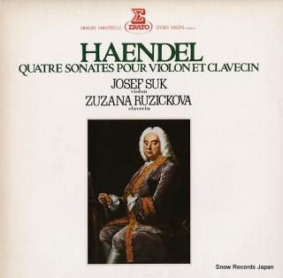 SUK, JOSEF haendel; quatre sonates pour violon et clavecin ERA2115