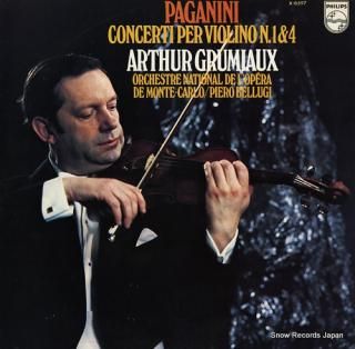 GRUMIAUX, ARTHUR paganini; concerti per violin n.1&4 X-8597