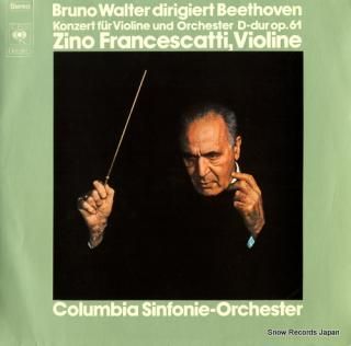 WALTER, BRUNO beethoven; konzert fur violine und orchester d-dur op.61 S61001