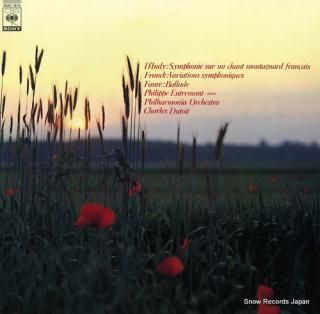 DUTOIT, CHARLES d'indy; symphonie sur un chant montagnard francais 28AC1676