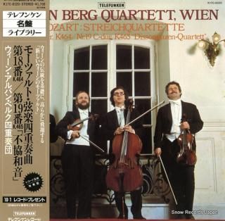 ALBAN BERG QUARTETT, WIEN mozart; streichquartett nr.18 a-dur, nr.19 c-dur 
