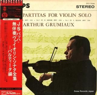 GRUMIAUX, ARTHUR bach; partitas for violin solo SFX-7528