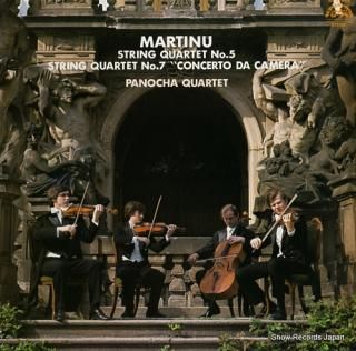 PANOCHA QUARTET martinu; string quartet no.5 OX-1170-S