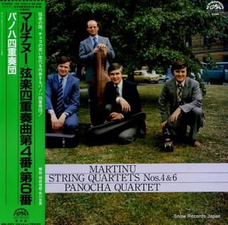 PANOCHA QUARTET martinu; string quartets no.4 and 6 OX-1254-S