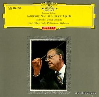 BOHM, KARL brahms; symphony no.1 in c minor, op.68 MG-2010