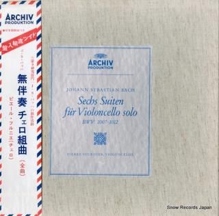 FOURNIER, PIERRE bach; sechs suiten fur violoncello solo bwv1007-1012 198356/58 / 2710005