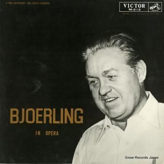 BJOERLING, JUSSI bjoerling in opera RA-2113