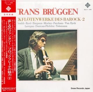 BRUGGEN, FRANS block flotenwerke des barock-2 SLA(T)1038