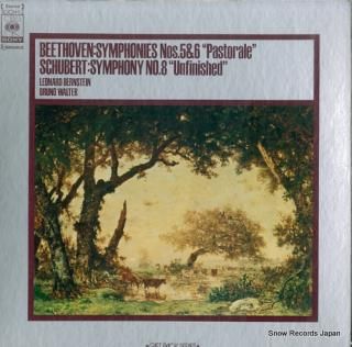 BERNSTEIN, LEONARD / BRUNO WALTER beethoven; pastorale / schubert; unfinished SOCH-1-2