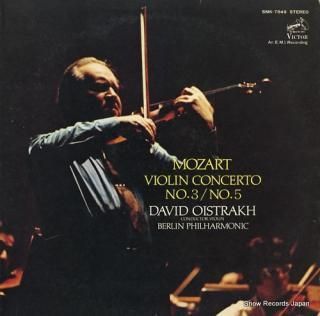 OISTRAKH, DAVID mozart; violin concerto no.3, no.5 SMK-7849