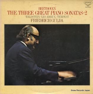 GULDA, FRIEDRICH beethoven; the three great piano sonatas 2 K15C-8094