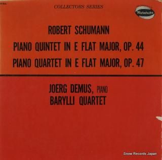 DEMUS, JOERG / BARYLLI QUARTET schumann; piano quintet in e flat major, op.44 W-9045