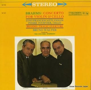 FRANCESCATTI, ZINO / PIERRE FOURNIER CELLO brahms; concerto for violin & cello MS6158