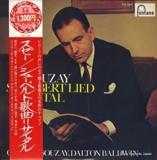 SOUZAY, GERARD schubert lied recital FG-124
