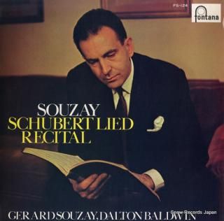 SOUZAY, GERARD schubert lied recital FG-124