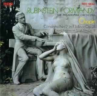 RUBINSTEIN, ARTUR chopin; concerto no.2 in f minor op.21 SRA-2539