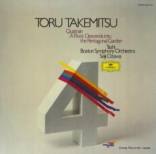 OZAWA, SEIJI takemitsu toru; quatrain / a flock descends into the pentagonal garden 2531210