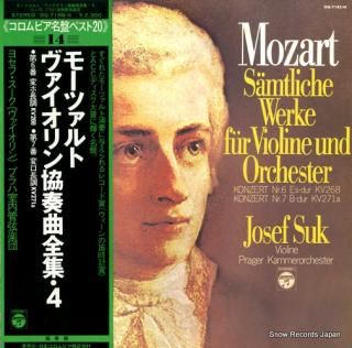 SUK, JOSEF mozart; samtliche werke fur violine und orchester OQ-7185-N