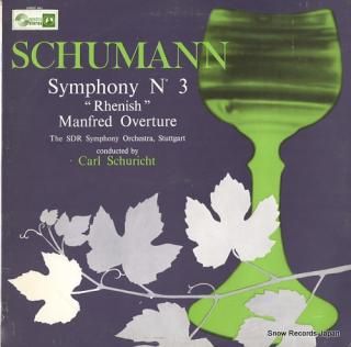 SCHURICHT, CARL schumann; symphony no3 