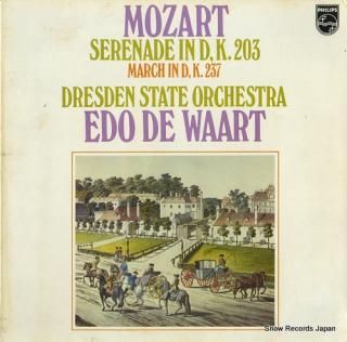 WAART, EDO DE mozart; serenade in d, k.203 / march in d, k.237 6500965