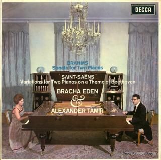 EDEN, BRACHA, AND ALEXANDER TAMIR brahms; sonata for two pianos SXL6303