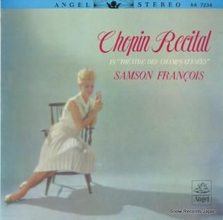 FRANCOIS, SAMSON chopin recital / in theatre des champs-elysees AA-7234
