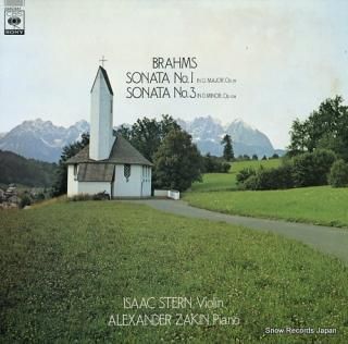 STERN, ISAAC brahms; sonata no.1 and no.3 23AC641