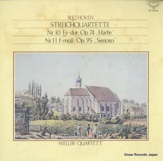 WELLER QUARTETT beethoven; streichquartette nr.10 