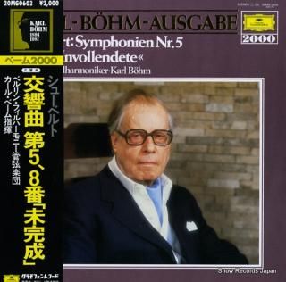 BOHM, KARL schubert; symphonien nr.5 & nr.8 