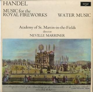 MARRINER, NEVILLE handel; music for the royal fireworks / water music ZRG697