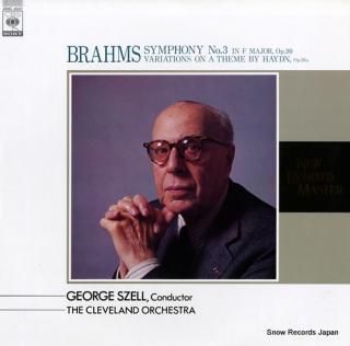 SZELL, GEORGE brahms; symphony no.3 in f major, op.90 20AC2037