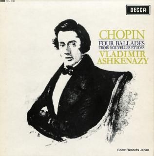 ASHKENAZY, VLADIMIR chopin; four ballades SXL6143
