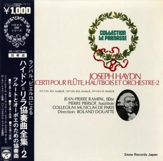 RAMPAL, JEAN-PIERRE haydn; cinq concerti pour flute, hautbois et orchestre-2 RE-1507-MU