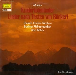 FISCHER-DIESKAU, DIETRICH mahler; kindertotenlieder 20MG0400