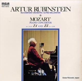 RUBINSTEIN, ARTUR mozart; piano concertos no.21 & no.23 SRA-2889