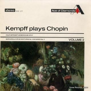 KEMPFF, WILHELM kempff plays chopin volume 2 SDD177