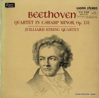 JUILLIARD STRING QUARTET beethoven; quartet in c-sharp minor, op.131 SHP-2152