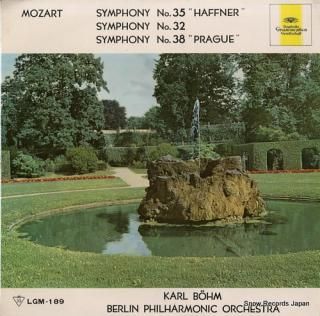 BOHM, KARL mozart; symphony no.35 