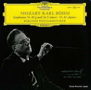 BOHM, KARL mozart; symphonien nr.40 (in g minor) and nr.41 