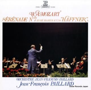 PAILLARD, JEAN-FRANCOIS mozart; serenade no.7 en re majeur kv250 