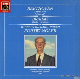 FURTWANGLER, WILHELM beethoven; sinfonie no.6 