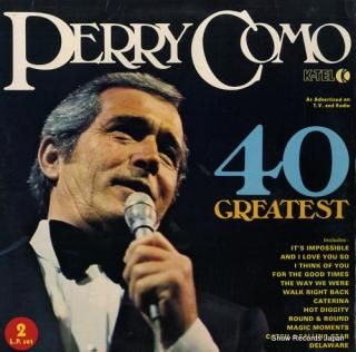 COMO, PERRY 40 greatest NE700