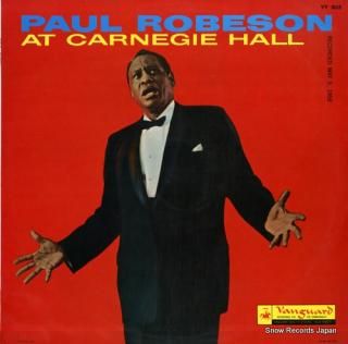 ROBESON, PAUL at carnegie hall VY505