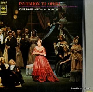 KOSTELANETZ, ANDRE invitation to opera SONC10415