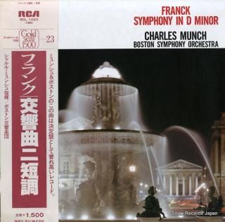 MUNCH, CHARLES franck; symphony in d minor RCL-1023