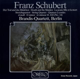 BRANDIS QUARTETT BERLIN schubert; der tod und das madchen S017821A